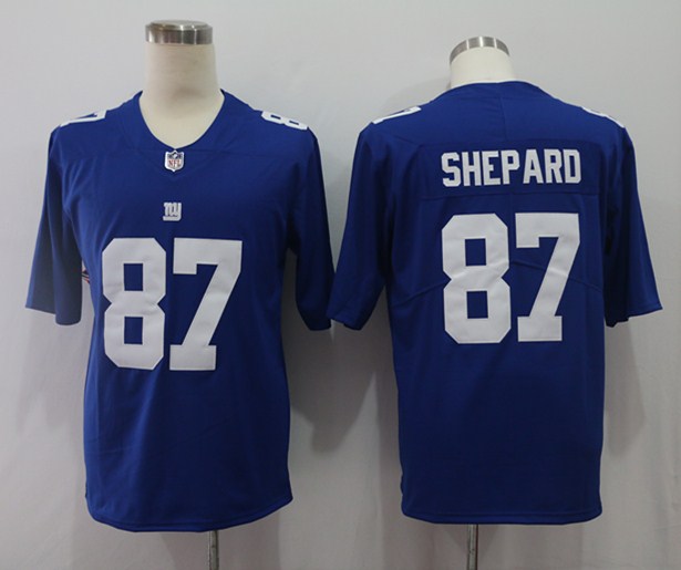 Men's New York Giants Sterling Shepard #87 Blue Jersey
